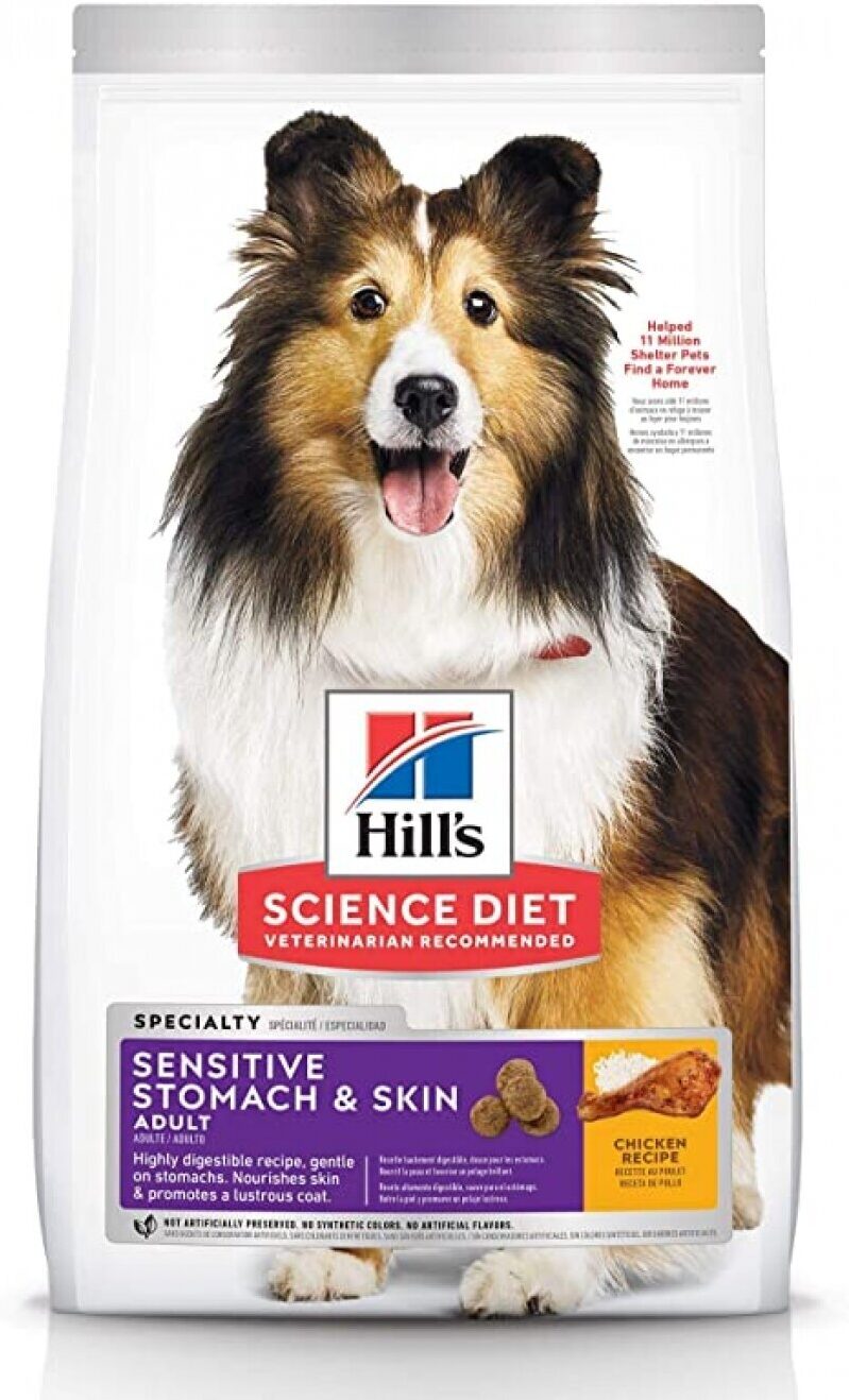 Hill's Science Diet Dry Dog Food for Sensitive Stomach & Skin