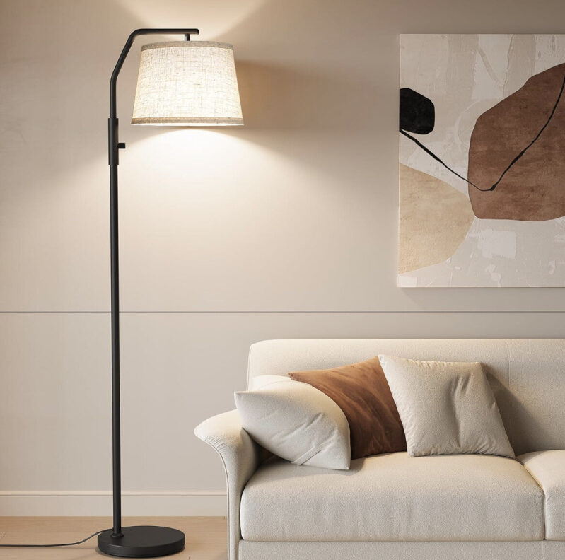 Versatile LED Floor Lamp with Adjustable Brightness