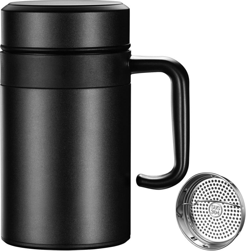 Sleek Stainless Steel Double Layer Insulated Cup - 17oz