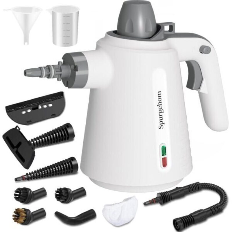 Portable Steam Cleaner with 11 Accessories - 50% Off
