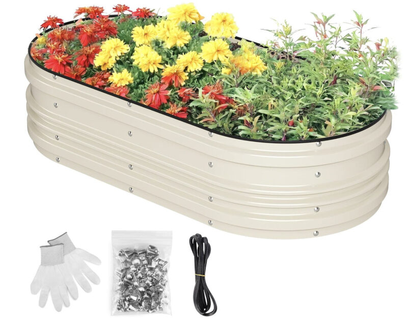 WORKPRO Galvanized Planter Box - Prime Shipping Deal