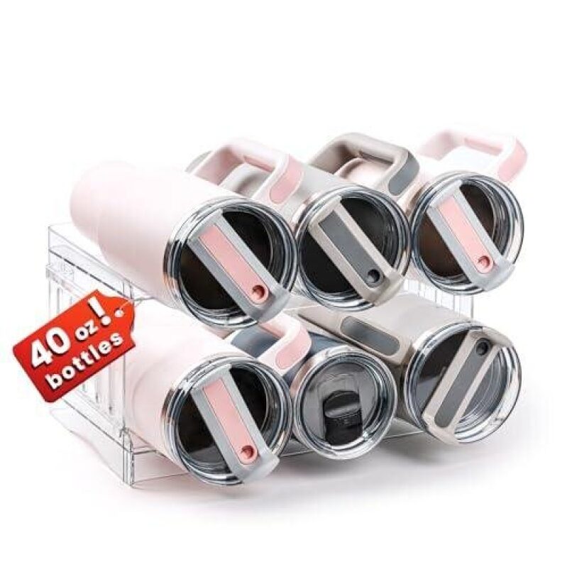 Stackable Bottle Storage Rack - 2-Piece Set, 50% OFF