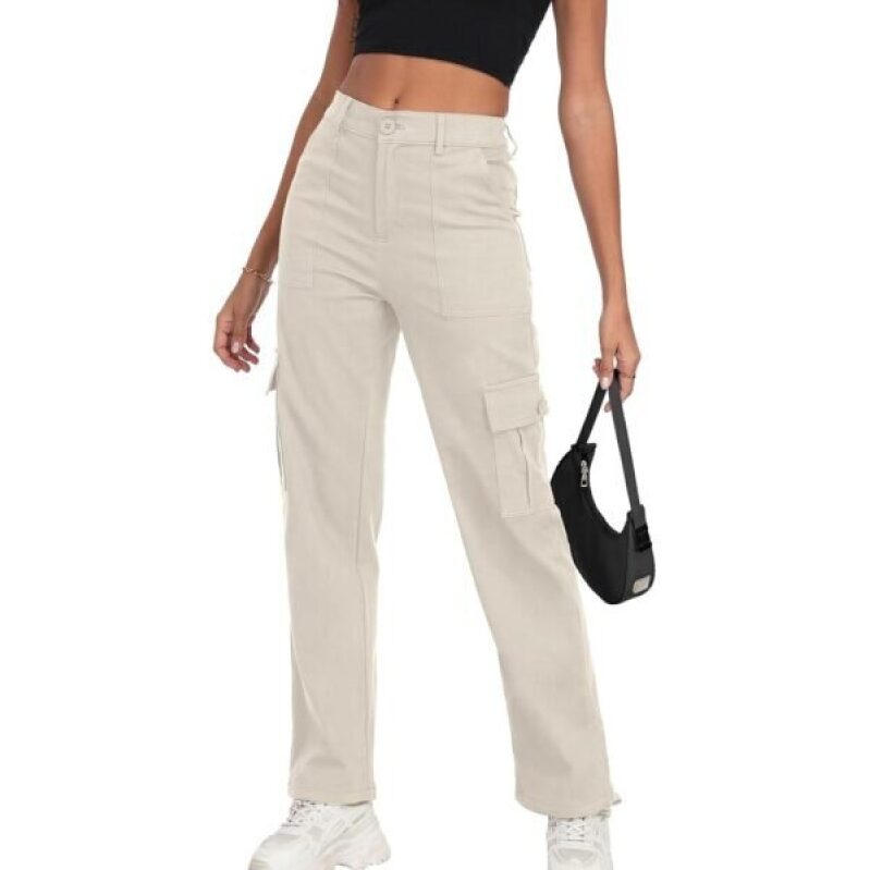 Women's Y2K Wide Leg Cargo Pants - High Waist Mountain Trousers -50%