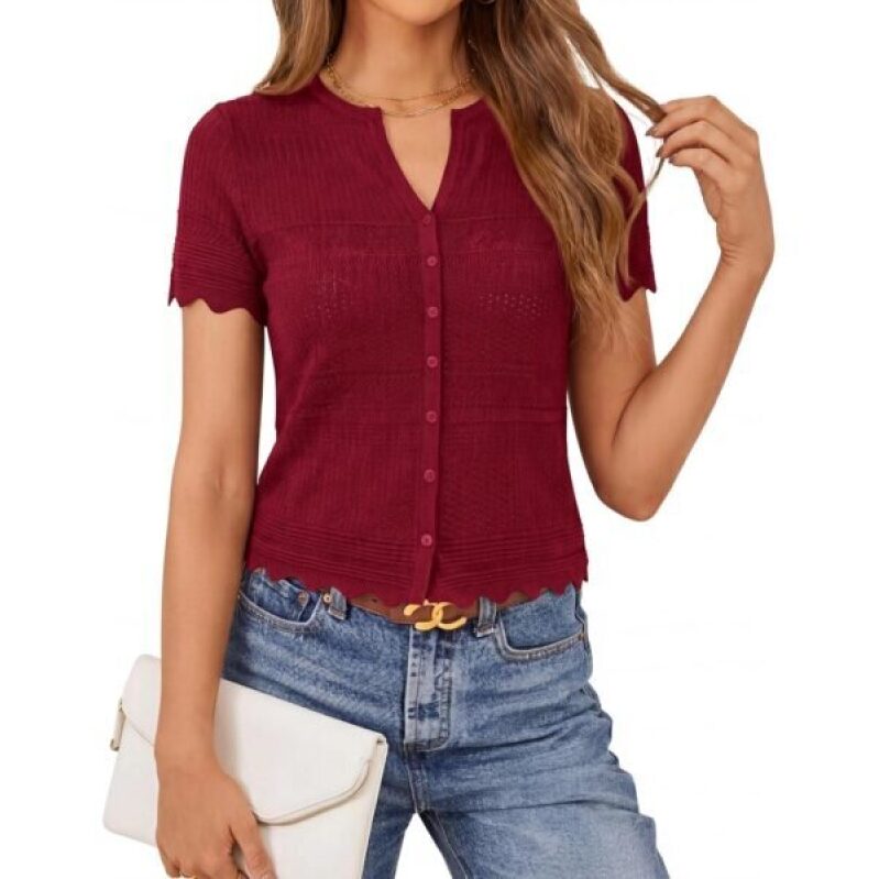 Dowerme Women's Summer Cardigan Knitwear - 50% Off