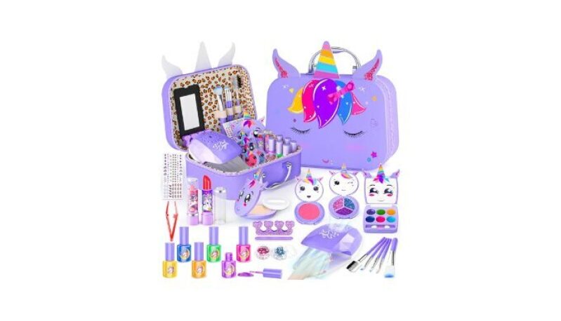 Mqsiuve Kids Makeup Kit for Girls - Ultimate Unicorn Makeup Set
