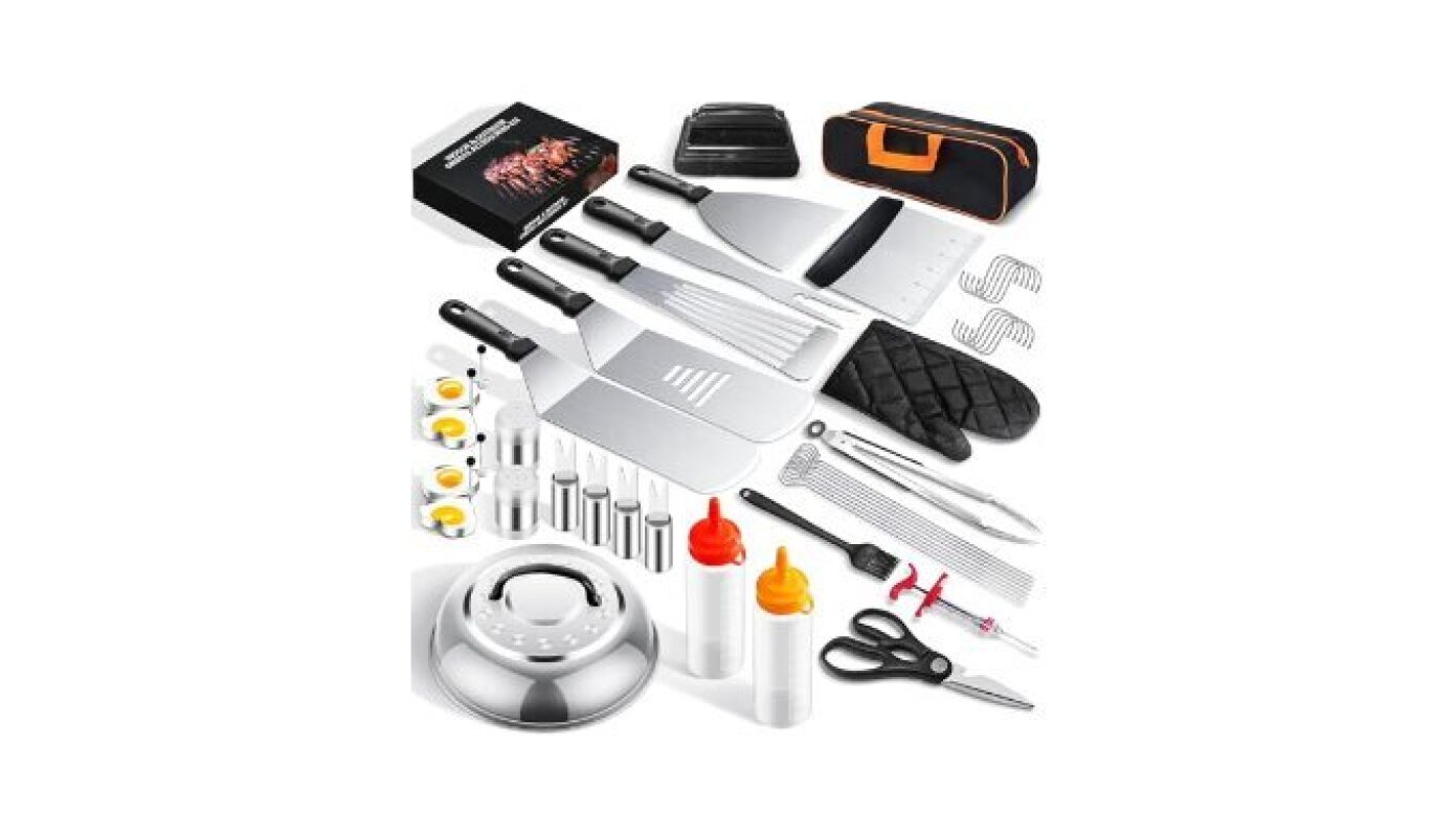 45 PCS Griddle Accessories Kit for Blackstone and Camp Chef - Upgraded BBQ Tools