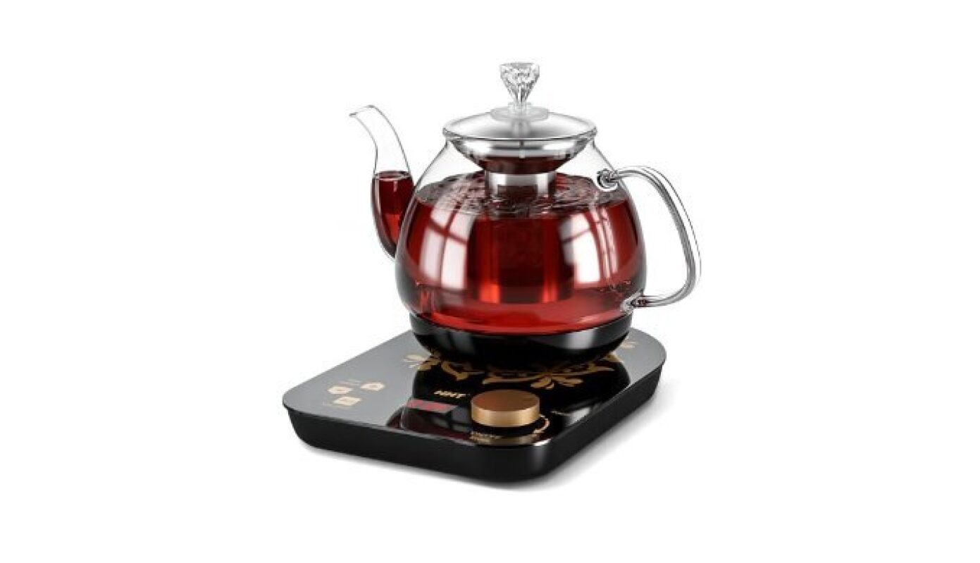 HHT Electric Tea Maker with Infuser: Precise Temperature Control for Herbal, Flower, and Fruit Teas