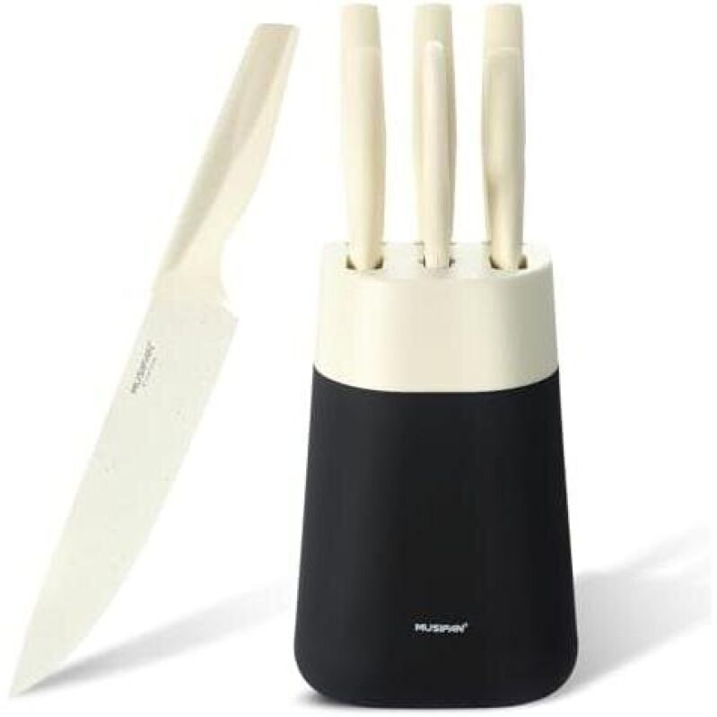 7-Piece High-Carbon Stainless Steel Knife Set - 50% Discount