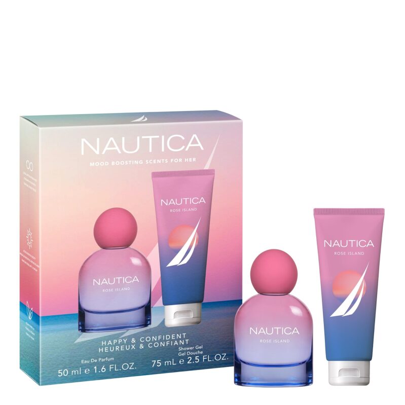 Nautica for Her Rose Island Gift Set - Mood Boosting Scents