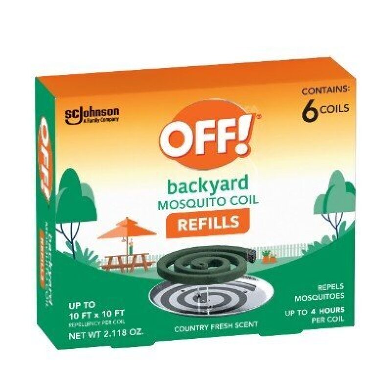 OFF! Backyard Mosquito Coil Refills - 6 Pack