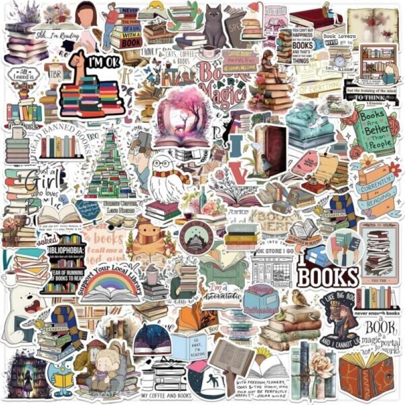 100 PCS Kindle Book Stickers - 50% Discount