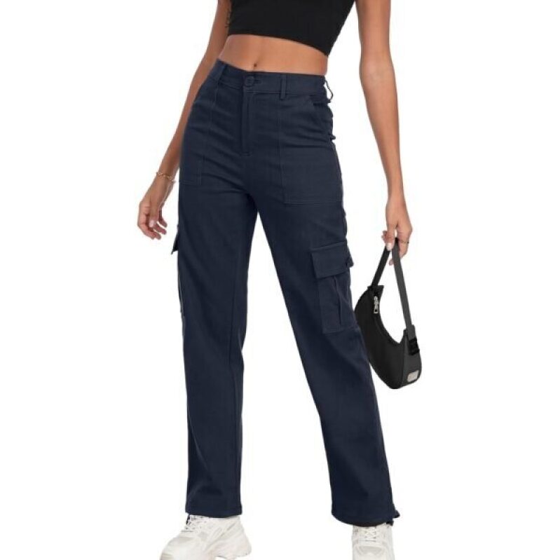 Women’s Navy Y2K Baggy Pants - Fall 2025 Collection