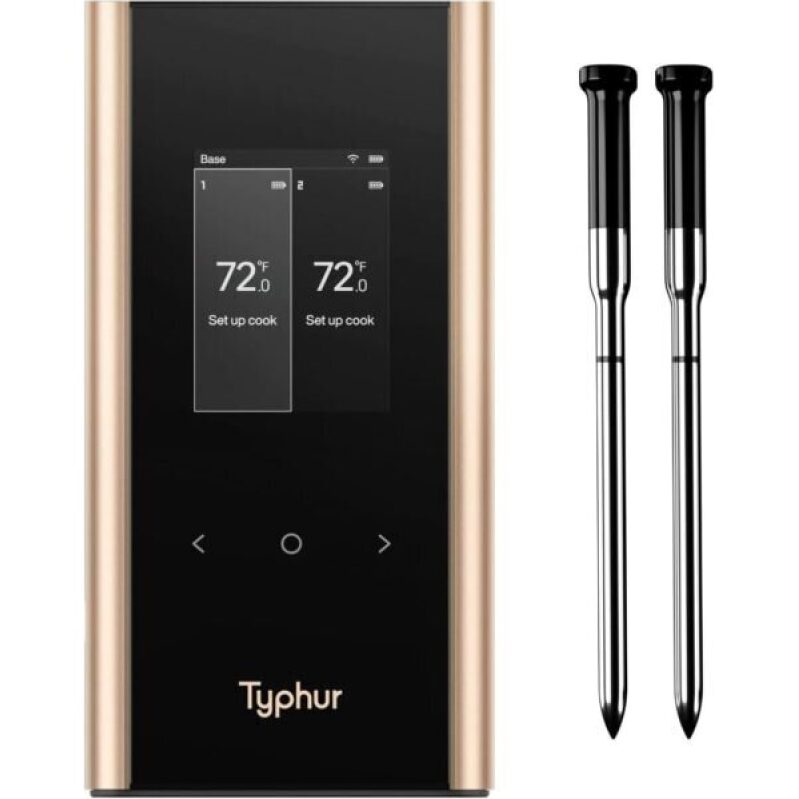 Typhur Sync Gold Wireless WiFi Meat Thermometer, Reliable Reading Through Grills