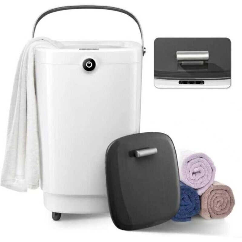 Towel Warmer for Bathroom Bucket - Heat Towels in 10 Minutes, Fits Up to Two Oversized Towels