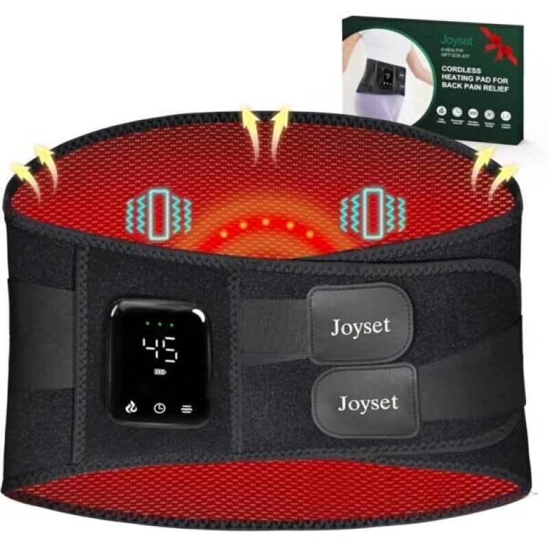 Joyset Cordless Heating Pad for Back Pain Relief - 61% Off