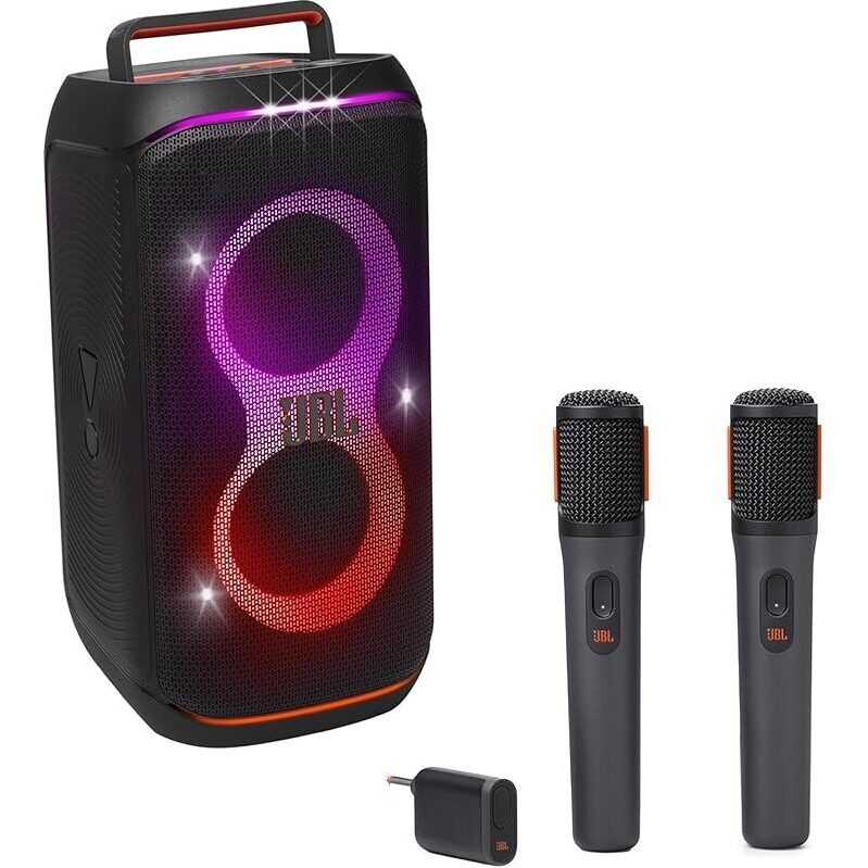 JBL PartyBox Club 120 Bundle - Ultimate Portable Bluetooth Party Speaker with Mics