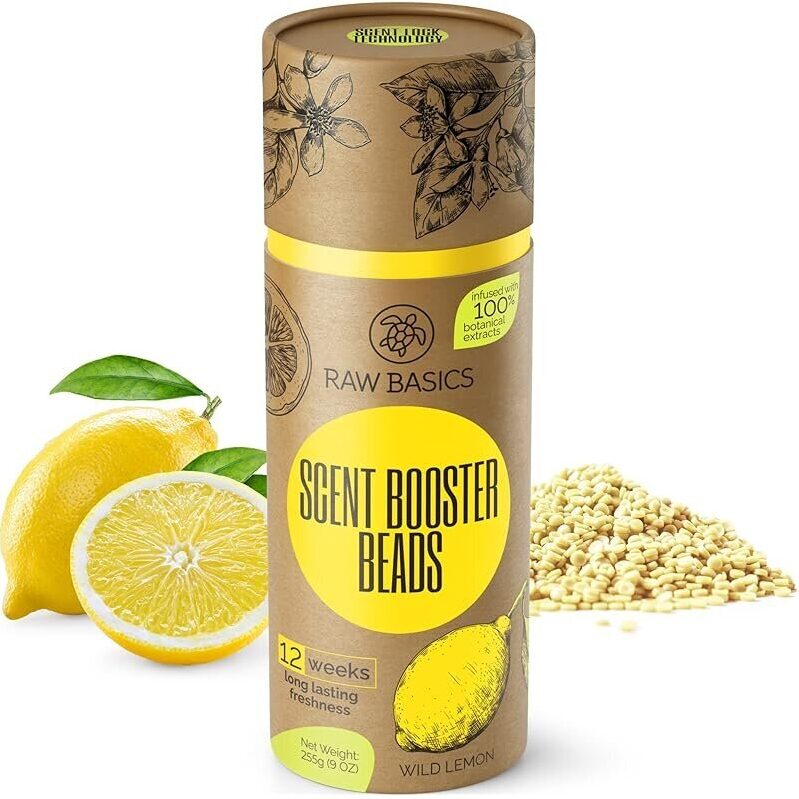 Long-Lasting Lemon Scent Booster Beads for Laundry