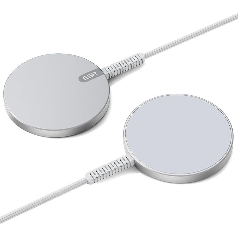 2-Pack ESR MagSafe Wireless Charger 15W - Compact & Fast Charging