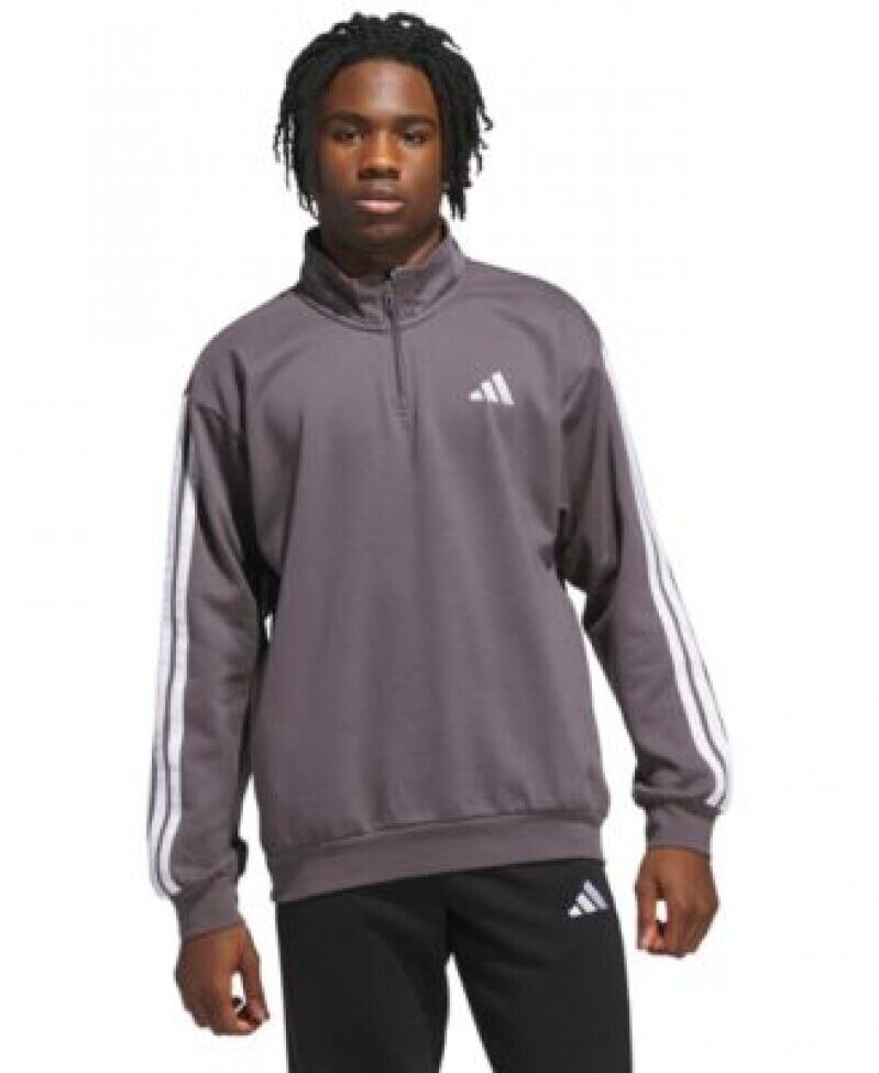 Adidas Men's 3-Stripes Pull-On Sweatshirt - Unmatched Value & Style