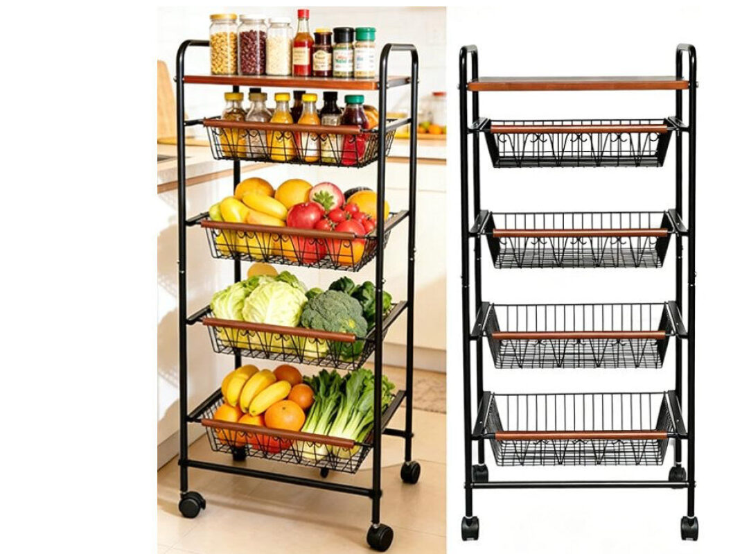 Five-Tier Multi-Functional Storage Cart