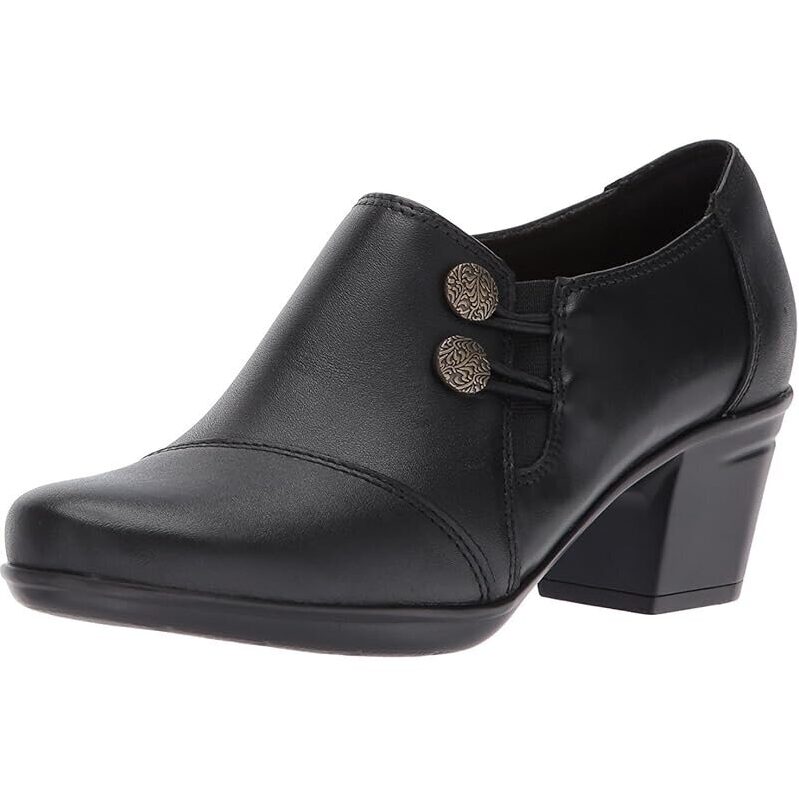 Clarks Womens Emslie Warren Zipper Ankle Boot - Stylish & Comfortable