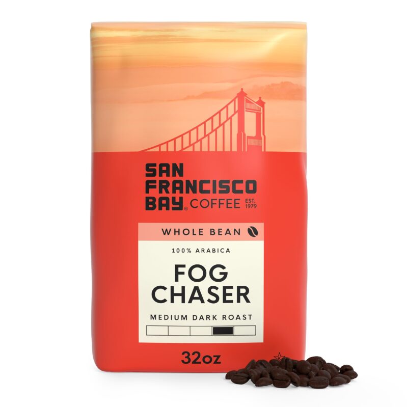 San Francisco Bay Coffee Medium-Dark Roast Whole Bean Coffee 32oz