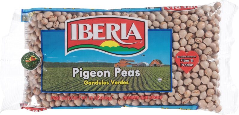 Iberia Dry Pigeon Peas - 12oz, High-Protein Legumes