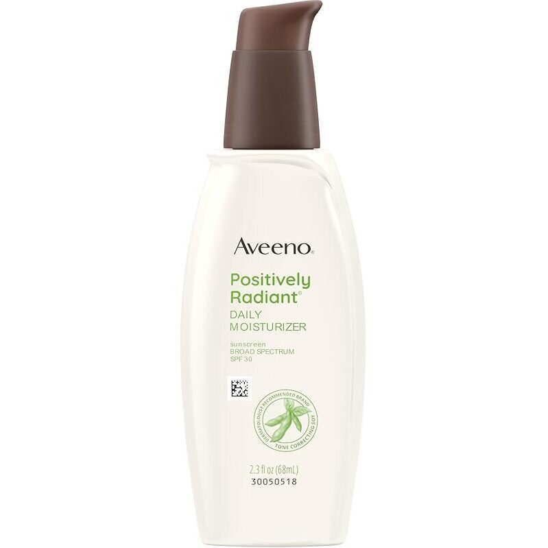 Aveeno Positively Radiant Face Moisturizer with SPF 30 - Travel Size