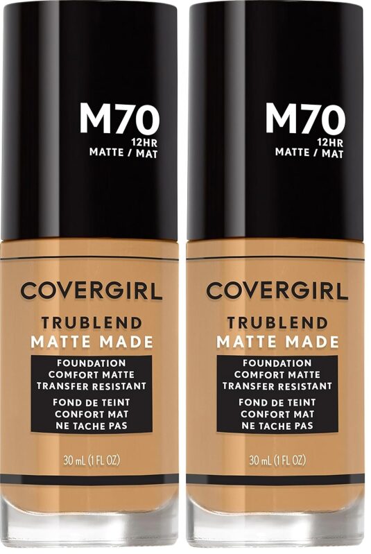 2-Pack Covergirl Trublend Matte Made Liquid Foundation - Affordable Matte Finish