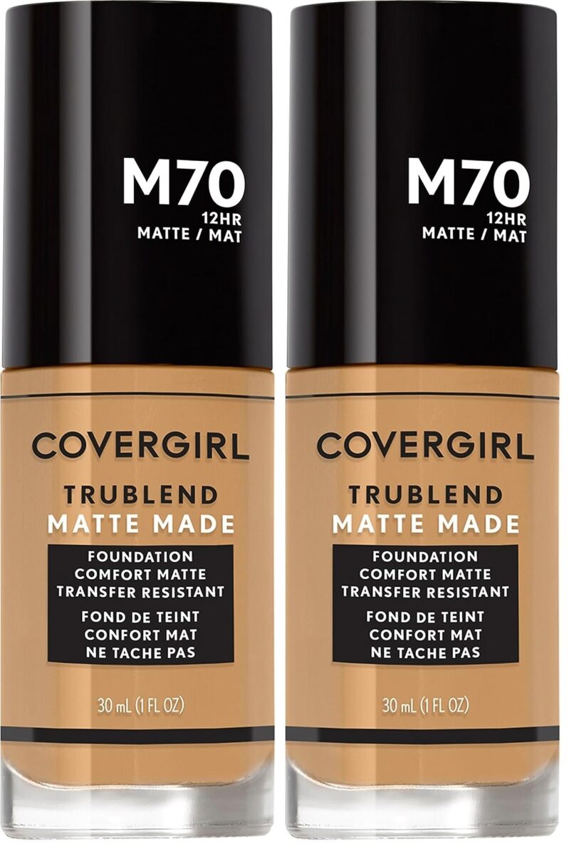 2-Pack Covergirl Trublend Matte Made Liquid Foundation - Affordable Matte Finish