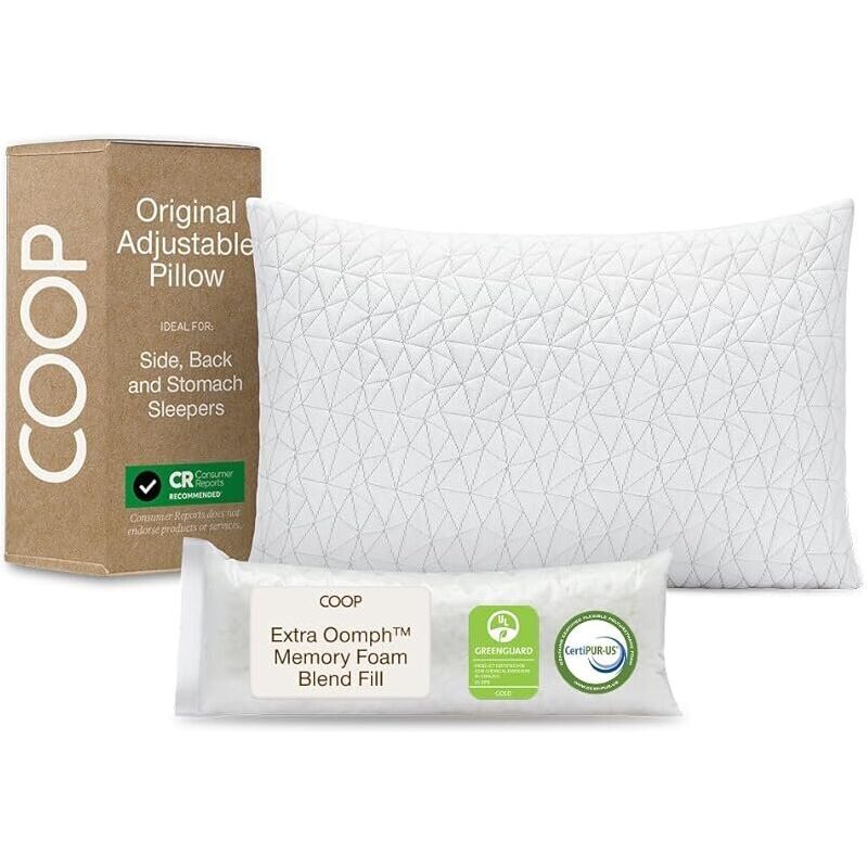 Coop Adjustable Pillow: Perfect for All Sleeping Positions