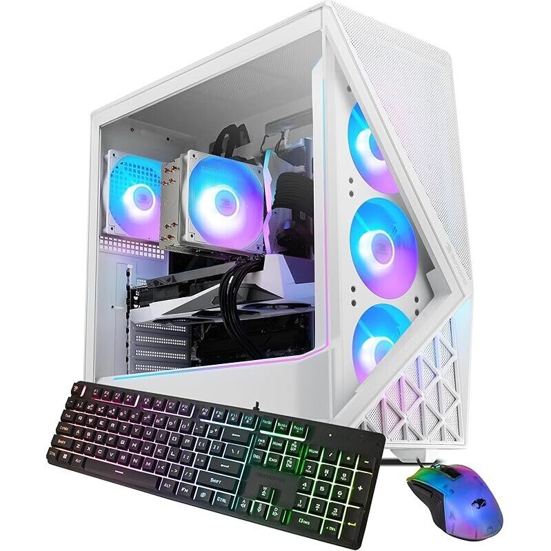 iBUYPOWER Slate Gaming PC with Ryzen 5 and RTX 5060 - High Performance for Gamers
