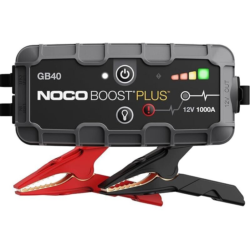 NOCO Boost GB40 12V 1000A UltraSafe Jump Starter - Reliable Emergency Power