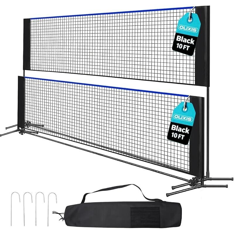 Versatile OLIXIS Badminton Net Set for All Ages and Skills