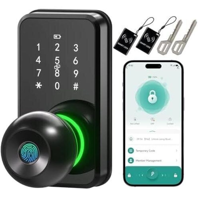 Fingerprint Smart Lock - Keyless Entry & Easy Install