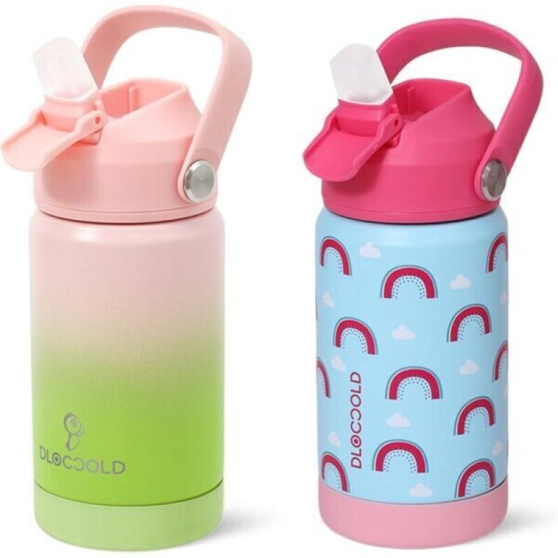 DLOCCOLD Insulated Water Bottles with Leak-Proof Lids -50% Off
