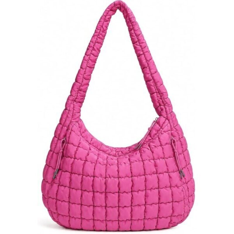 Large Quilted Shoulder Bag - 50% Off