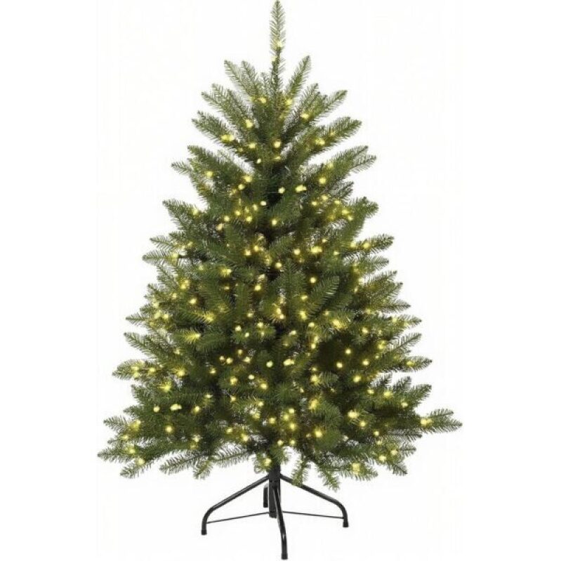 4ft Pre-Lit Artificial Christmas Tree with 100 LED Lights