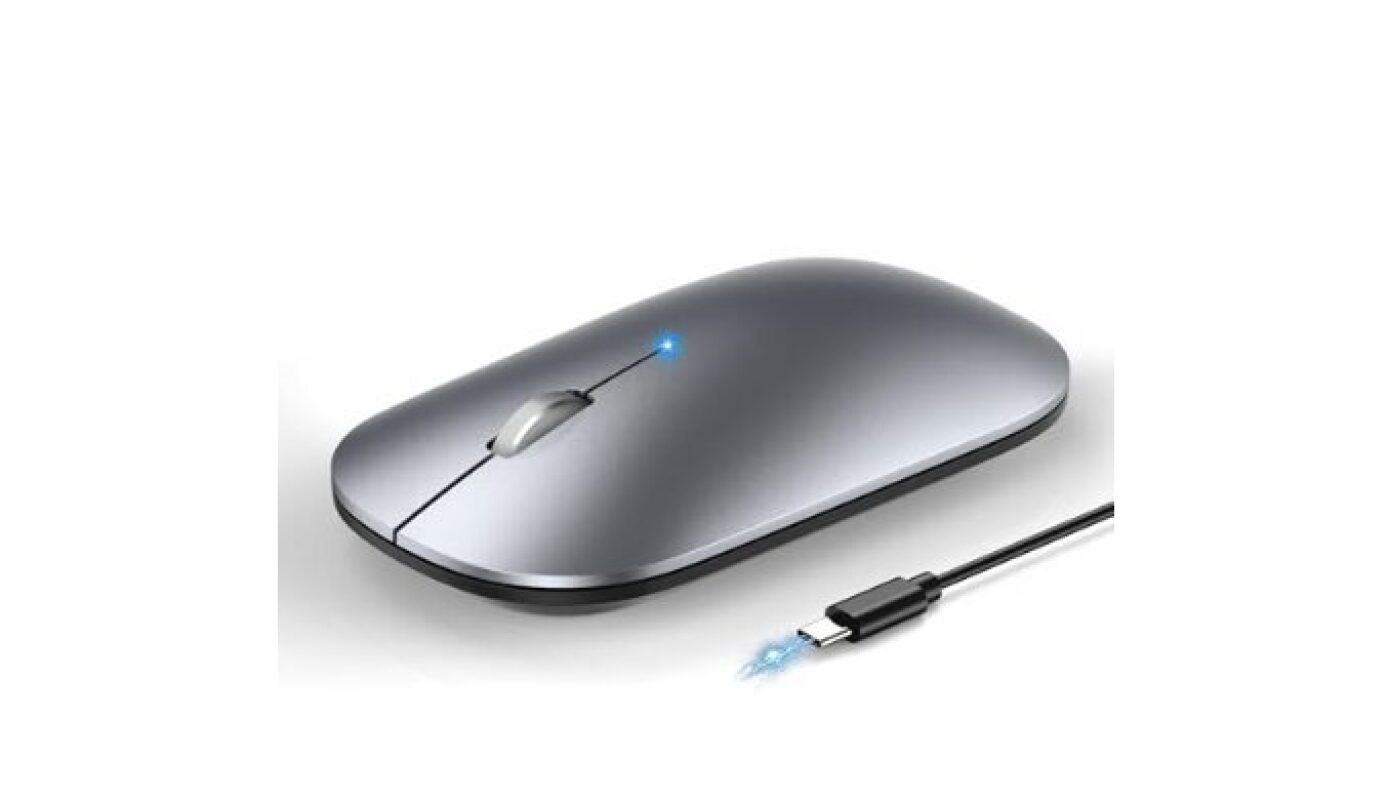 TECKNET Bluetooth Mouse for MacBook - Silent Click, Rechargeable Wireless Mouse
