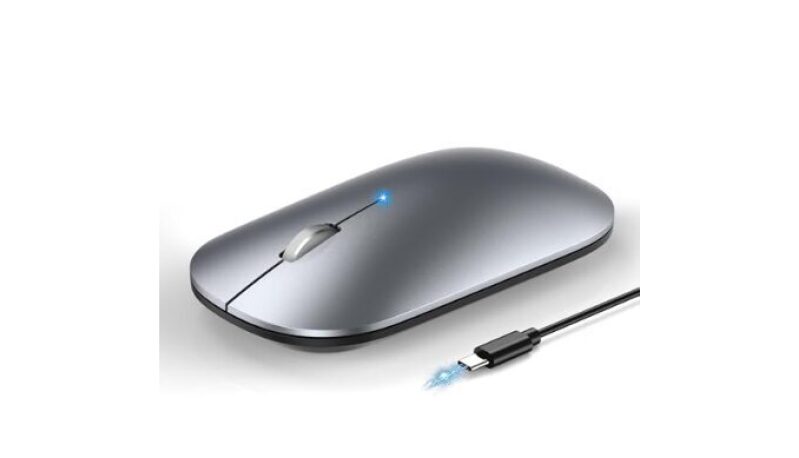 TECKNET Bluetooth Mouse for MacBook - Silent Click, Rechargeable Wireless Mouse