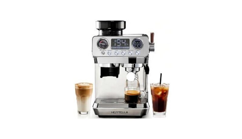 HERTELLA Espresso Machine: Ultimate Home Coffee Brewing Solution