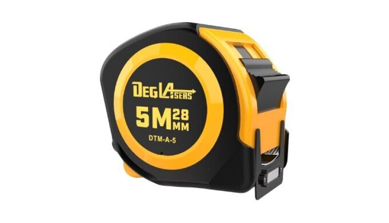 High Precision DEGLASERS Magnetic Tape Measure - 16FT