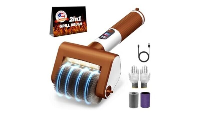 50% off Electric 2-in-1 Rechargeable Grill Brush