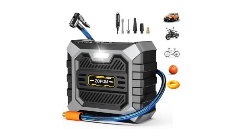 ZOPOM Portable Air Compressor: Efficient and Reliable Car Tire Inflator