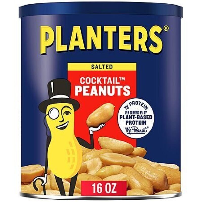 16-Ounce PLANTERS Salted Cocktail Peanuts on Sale - Smart Deal!