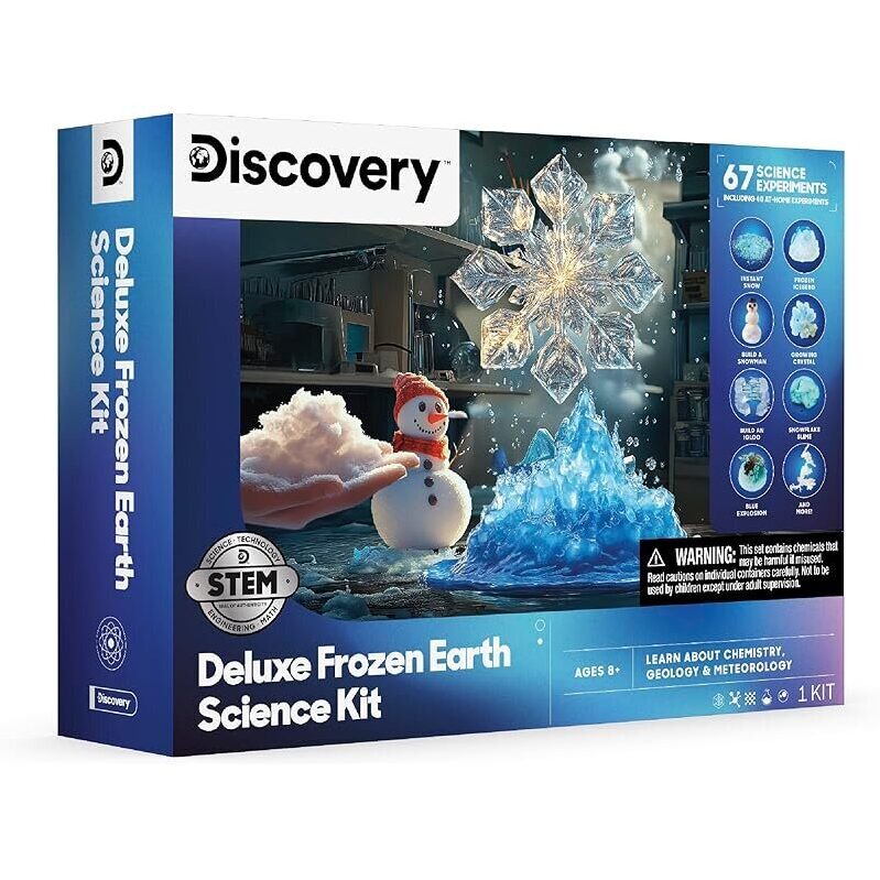 Discovery Deluxe Frozen Earth Science Kit - 67 Experiments
