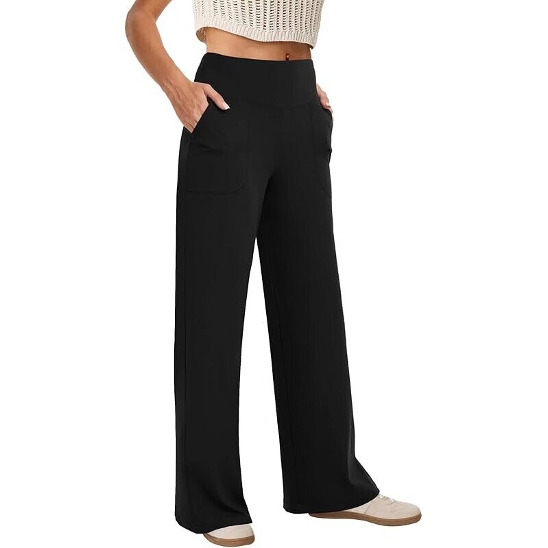 COPYLEAF Womens Wide Leg High Waist Yoga Pants - Ultimate Comfort and Style