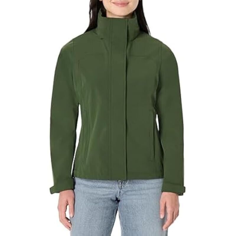 Amazon Essentials Women's Lightweight Waterproof Rain Jacket - Ideal for Rainy Days