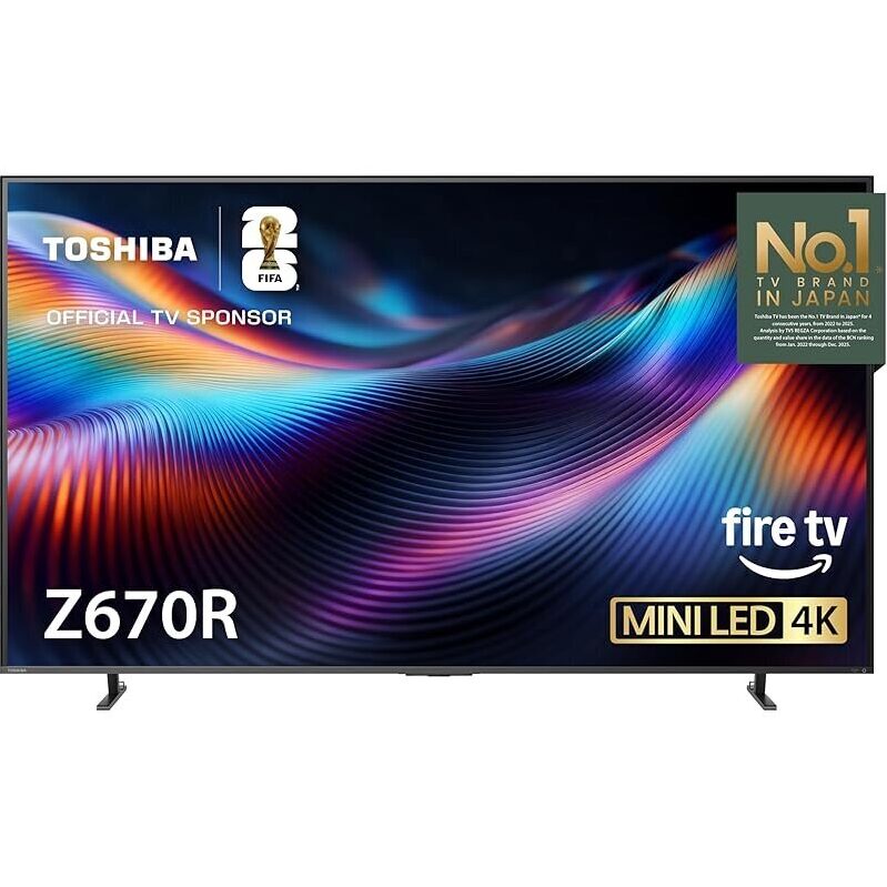 Toshiba 100Z670R 100-inch Mini-LED 4K UHD Smart Fire TV - Unmatched Viewing Experience