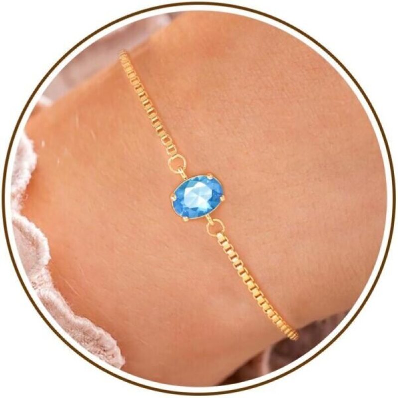 December Turquoise Birthstone Bracelet - 40% Off